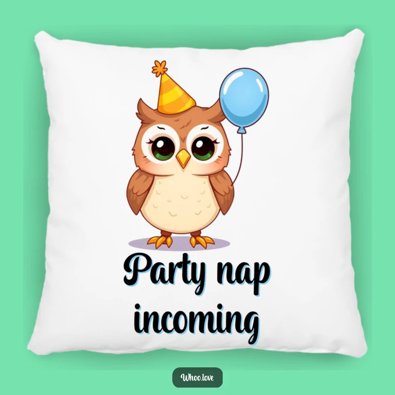 Funny Party Owl Pillow: Add Festive Comfort and Quirky Charm to Your Space