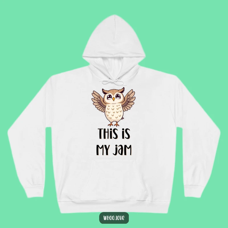 Funny Striped Owl Dance Hoodie: Stay Cozy and Comical with This Owl Lover's Dream