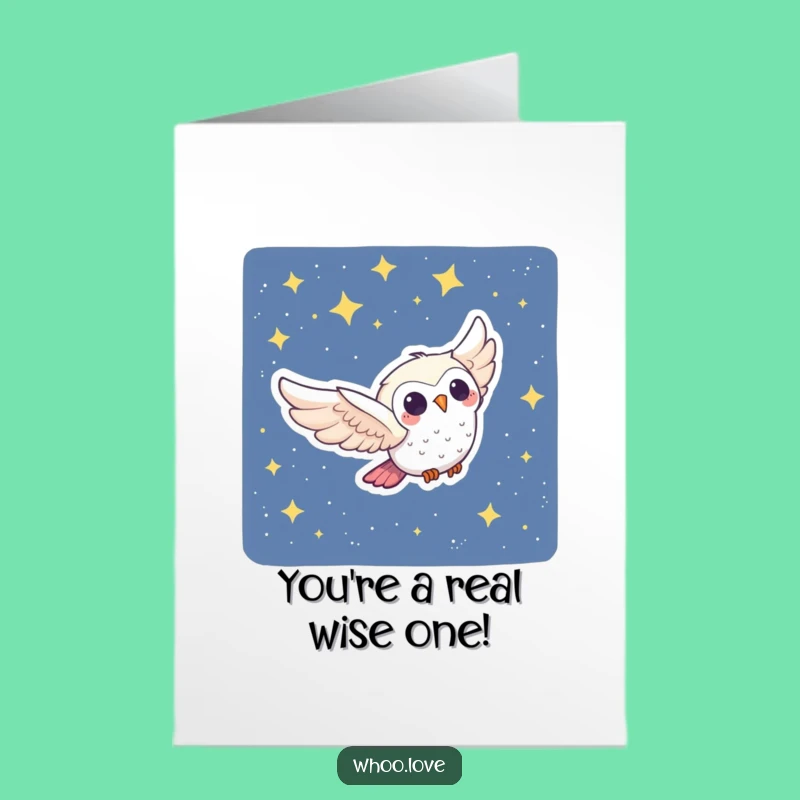 Free Printable Congrats Card: Owl Swoop Achievement, Funny Downloadable Gift